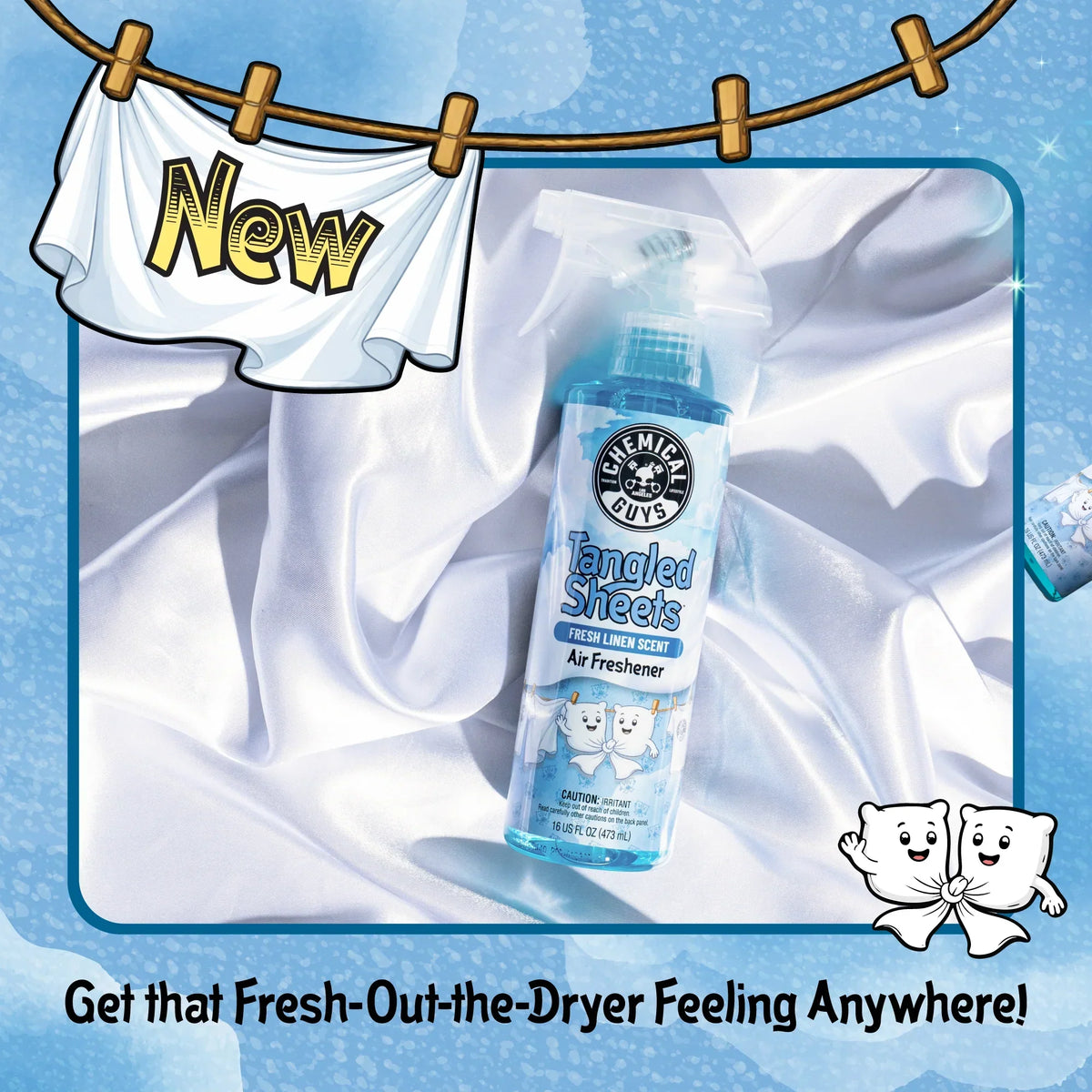 Tangled Sheets Fresh Linen Scent Air Freshener Spray