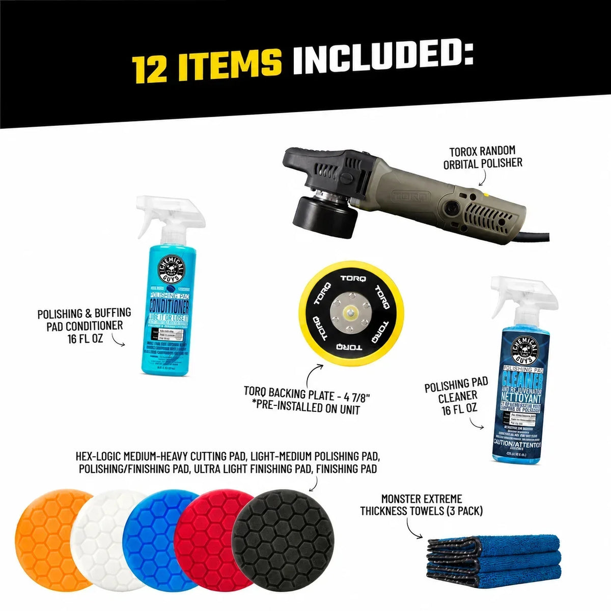 TORQX Complete Detailing Kit (12 Items)